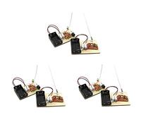 ISTOVO 3X Kit STEM, Impara Il Codice Morse, Costruisci Una Macchina Telegrafica, Esperimento di Circuiti Elettrici, Kit di Elettricità (Batteria)