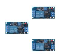ISTOVO 3X Modulo Interruttore Ritardo Accensione/Spegnimento Ritardo Relè 12V CC con Timer