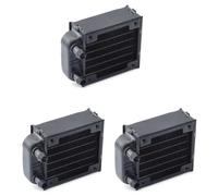 ISTOVO 3X Radiatore nel Alluminio con Raffreddamento Ad Acqua per PC Multicanale 60 mm per Apparato di Bellezza Un LED per Computer