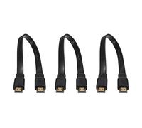 ISTOVO 3X Short A Flat Cable Full HD per Audio Video HDTV TV