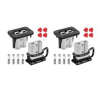 ISTOVO 4 Pacchi Batteria da 6-10 Gauge da 12V A 36V Collegamento/Scollegamento Rapido con Staffa di Montaggio Kit Connettore Spina Cablaggio 50A