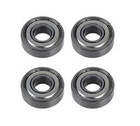 ISTOVO 4 pezzi 10 x 26 x 8 mm 6000Z Cuscinetto a sfera Premium con scudo tono