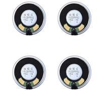 ISTOVO 4 Pezzi 36mm 16 Ohm 1W Cassa in Alluminio con Magnete Interno