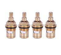 ISTOVO 4 Pezzo di Ricambio in Ceramica Disco Rubinetto Inserto Cartuccia Ghiandola Quarto di