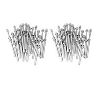 ISTOVO 40Pack Terminale Filettato Prigioniero T316 Inossidabile Terminale di Montaggio Terminale Un Perno Marino