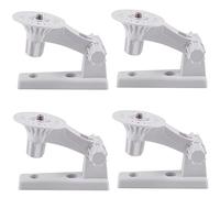 ISTOVO 4X Wall Mount Bracket Cam Storage Stand Holder 180 Gradi Regolabile per Cloud Camera 291 Serie WiFi Home Security Camara (Bianca)