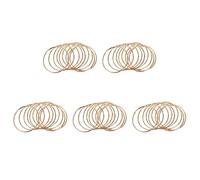 ISTOVO 50 Pack 3 Pollici Gold Dream Catcher Anelli nel Metallo Hoops nel macramè per Acchiappasogni E