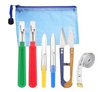 ISTOVO 6 Pezzi di Scucitore con Sacchetto con Cerniera, Strumenti per Cucire A, Include 2 Forbici da Cucito /2 Piccole