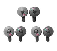 ISTOVO 6 Pezzi Serratura Della Porta Della Toilette Pubblica Rotante Rosso Verde Indicatore Blocco Manopola