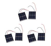 ISTOVO 6 PZ 1.5V 400Ma 80X60Mm Micro-Mini Power Solar Celle per Solari - Progetti DIY - Giocattoli - Caricabatterie