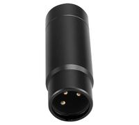 ISTOVO Adattatore di Alimentazione Phantom di Microfono Mixer Audio per Microfono A Condensatore 48V Adattatore per Microfono XLR 3,5 mm Nero