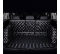 ISTOVO Auto Tappetini Bagagliaio per Porsche Macan 2014-2023, Copertura Totale Pelle Impermeabili Vasca Baule Fodera Protezione Tappetino Tappeto, Car Accessories,Black