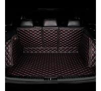 ISTOVO Auto Tappetini Bagagliaio per Porsche Macan 2014-2023, Copertura Totale Pelle Impermeabili Vasca Baule Fodera Protezione Tappetino Tappeto, Car Accessories,Black Red