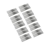 ISTOVO Bordo per Scalette di Sabbia nel Acciaio Inossidabile da 20 Pezzi per Auto Cingolata Assiale SCX10-4 D90 1/10 RC