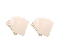ISTOVO Confezione da 20 Fogli di Legno Grezzo, Legno Laminato Incollato, Pannello Sottile in Legno per Case, Aerei, Navi, Barche, Arti e Mestieri, Ornamenti DIY