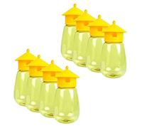 ISTOVO Confezione da 8 Trappole Riutilizzabili per Mosche, Trappole per Mosche della Frutta Acchiappamosche All'Aperto