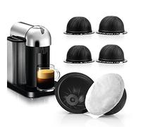 ISTOVO Coperchio del caffè nel Alluminio, per Adesivo per Capsule di caffè Vertuoline Ricarica Capsule di caffè Autoadesive 100 Pezzi