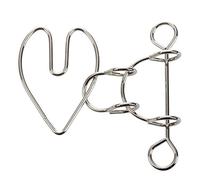 ISTOVO Crepacuore Filo Cervello Teaser Metallo Puzzle