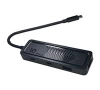 ISTOVO Lettore di schede di memoria per computer 6-in-1 espansore USB 10 Gbps Trasmissione dati veloce Splitter USB-C Hub USB 3.2 C, USB C