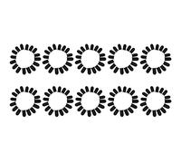 ISTOVO Maniche un Dito nel Fibra di Carbonio un 18 Pin per Giochi Mobili Stampa Schermo Maniche (160 Pezzi)