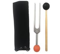 ISTOVO MI528 Camerton in lega di alluminio 528 Hz con base in perline per il trattamento di chakra, terapia del suono, allevia lo stress