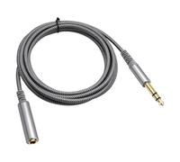 ISTOVO Per Amplificatore Compatibile da 1/4 "A 6,35 mm Audio- Adattatore Stereo (da 1/4 da A 6,35 mm Femmina) per il Pianoforte per Tastiera per Chitarra 200 cm