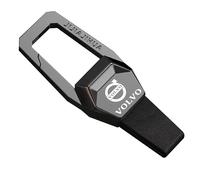 ISTOVO Portachiavi per Volvo XC40 - Metallo, Portatile, Moschettone, Cordino - Accessori Auto, A