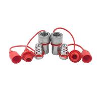 ISTOVO -S4-04 1/2 Pollice NPT ISO5675 Set di Innesto Rapido Idraulico Idraulico per Trattore Accoppiatore Idraulico per Trattore Accoppiamento A Sgancio Rapido Agricolo