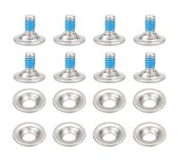 ISTOVO Set di di Fissaggio per Snowboard da 8 Pezzi/Set, di Montaggio per Snowboard con Rondelle per da Snowboard, Accessori per Sci Fissi