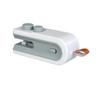 ISTOVO Sigillante per Sacchetti 2 In 1 Mini USB Ricaricabile. Sigilla e Riscalda Sacchetti di Patatine. Sigilla Alimenti Sottovuoto Portatile A Mano.