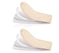 ISTOVO Solette Regolabili per Aumentare L'Altezza, Inserti per Scarpe con Sollevamento del Tallone In Gel A 3 Strati per Discrepanze Nella Lunghezza Delle Gambe, Tendinite di Achille