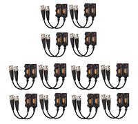 ISTOVO Trasmettitore Video Balun Passivo HD 1080P AHD/HD-CVI/TVI/CVBS 12 Coppie (UTP Fino A 350M-600M)
