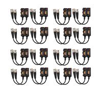 ISTOVO Trasmettitore Video Balun Passivo HD 1080P AHD/HD-CVI/TVI/CVBS 16 Coppie (UTP Fino A 350M-600M)