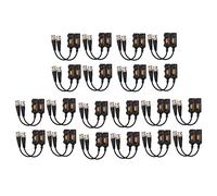 ISTOVO Trasmettitore Video Balun Passivo HD 1080P AHD/HD-CVI/TVI/CVBS 20 Coppie (UTP Fino A 350M-600M)