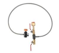 ISTOVO Tubo Adattatore Ricarica Bombola CO2 G1 / 2, Kit Connettore Stazione Ricarica CO2 per Riempimento Soda Maker per Serbatoio