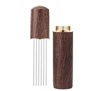 ISTOVO WDT Tool Agitatore per Caffè Espresso Strumento per La 'Espresso Strumenti Portatili per La 'Espresso, 6 Color Noce