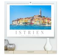 Istrien - Piran ¿ Novigrad ¿ Rovinj ¿ Pula (hochwertiger Premium Wandkalender 2026 DIN A2 quer), Kunstdruck in Hochglanz: Impressionen des kroatischen und slowenischen Teiles Istriens.