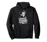 istruitevi agitatevi organizzatevi gramsci Felpa con Cappuccio