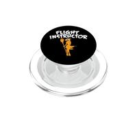 Istruttore di volo divertente Halloween Pilot Witch PopSockets PopGrip per MagSafe