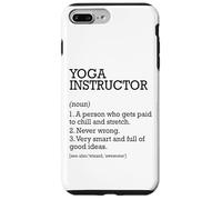 Istruttore di yoga Definizione del lavoro Istruttore di yoga personalizzato Custodia per iPhone 7 Plus/8 Plus