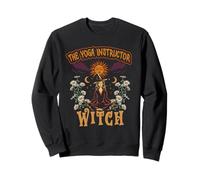 Istruttore di Yoga The Yoga Instructor Witch Halloween Felpa