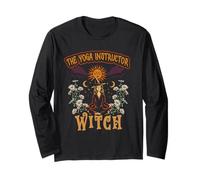 Istruttore di Yoga The Yoga Instructor Witch Halloween Maglia a Manica