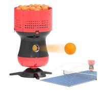 Istruttore portatile per macchine per servire ping-pong, robot da ping pong Pro con telecomando, cestello con capacità di oltre 90 palline, doppia modalità di servizio, velocità/frequenza regolabile