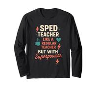 Istruzione Speciale Ed Inclusive SPED Teacher IEP Team Maglia a Manica
