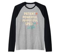 Istruzione Speciale Ed Inclusive SPED Teacher IEP Team Maglia con Maniche Raglan