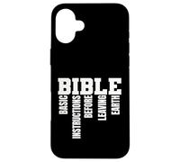 Istruzioni di base prima di lasciare la Terra - B.I.B.L.E Custodia per iPhone 16 Plus