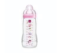 MAM Biberon Easy Active 6 mesi+ Portata X "Espace" - Rosa 330 ml