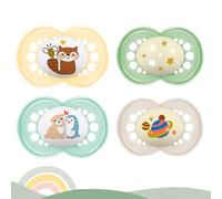 Istruzioni in Lingua Straniera MAM Ciuccio in silicone 6 16 mesi, set da 4 pezzi My Girl, con 2 scatole sterilizzate