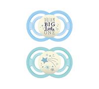 Istruzioni in lingua straniera - MAM Ciuccio Perfect Night S206, con Tettarella Extra Sottile e Flessibile in Silicone Skinsofttm Ultra Morbido per Bambini da 6 + Mesi, Luce Al Buio Blu,