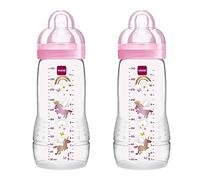 Istruzioni in lingua straniera - Mam - Easy Active Biberon con tettarella flusso veloce, 330 ml, colori assortiti, 2 pezzi